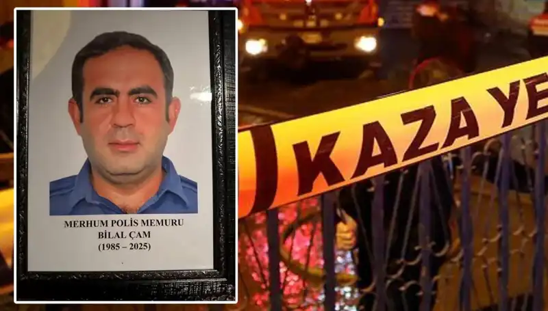 İki Çocuk Babası Polis Memuru, Trafik Kazasında Hayatını Kaybetti